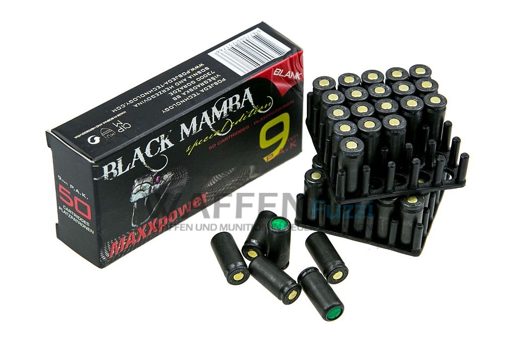 Black Mamba Maxx Power Platzpatronen 9mm P.A.K.