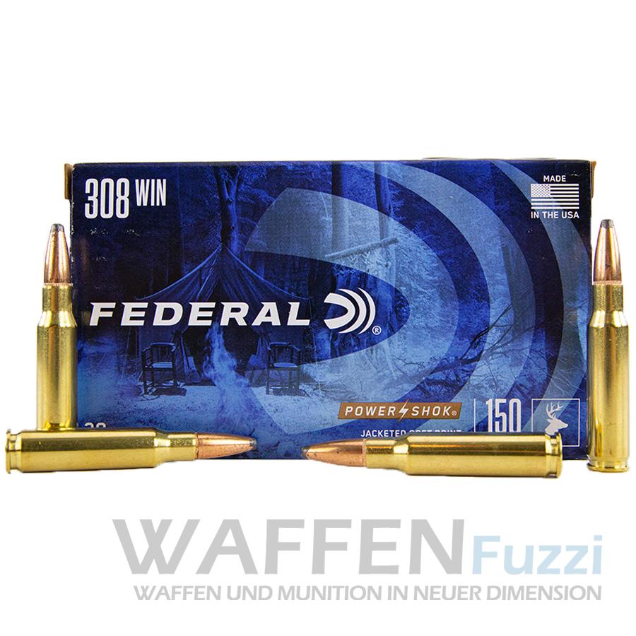 Federal TLM P-Shok 150gr Kaliber .308Win 