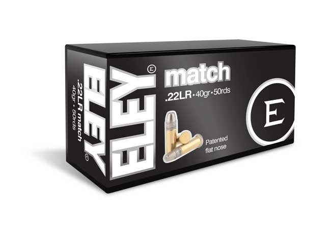 Eley Match KK-Munition Kaliber .22lr 40grs