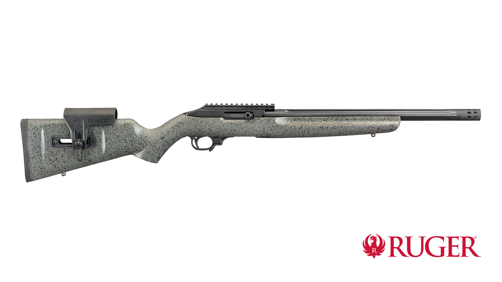 Ruger 10/22 Competition Grey Kaliber .22lr Selbstladebüchse 1/2“-28 I TX-Sportabzug