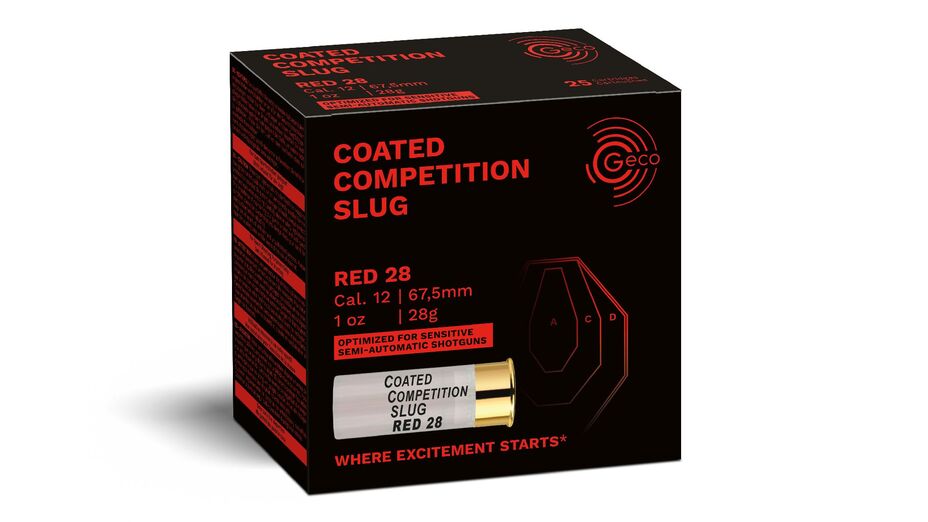 Coated Competition Slug Red 28g 100 Schuss Kaliber 12/67,5