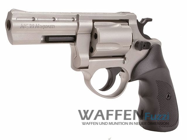 ME 38 Magnum Revolver Schreckschusswaffe matt vernickelt