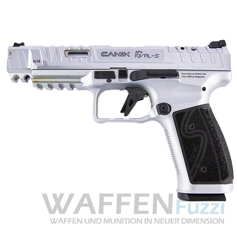 Canik SFx Rival-S Chrome Vollstahlpistole Kaliber 9mm Luger 