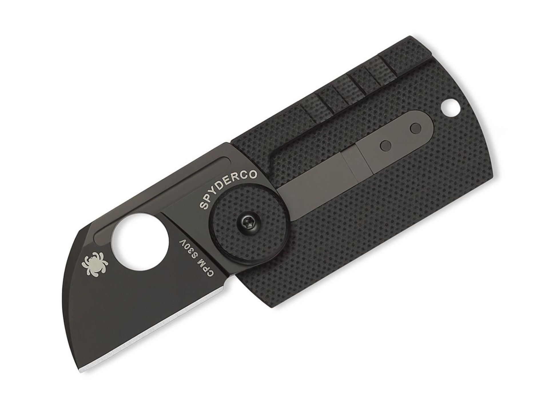 Spyderco Dog Tag Folder CF Kohlefaser I G10