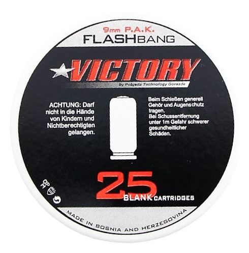 Victory Flashbang Blitz Platzpatronen 9mm PAK