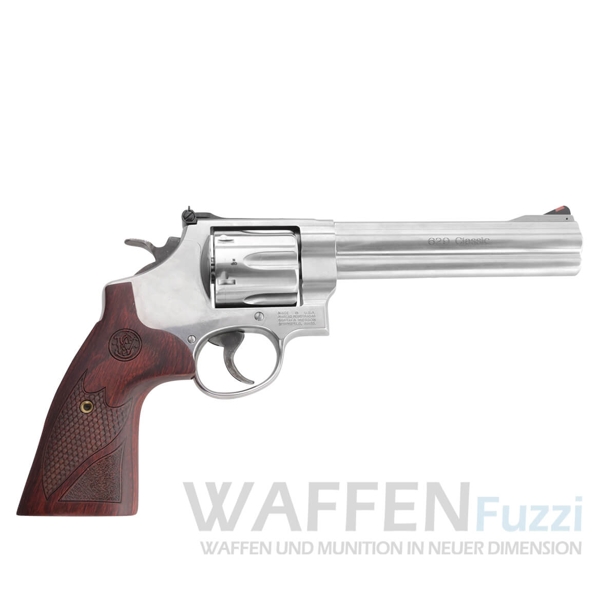 Smith & Wesson Revolver 629 in edlen Holzgriffschalen 