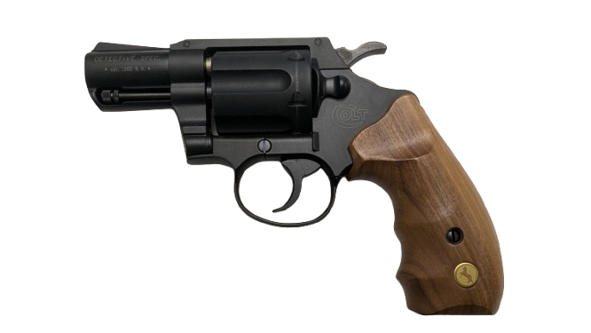 Colt Detective Special brüniert inkl. Holzgriffschalen #leichte Gebrauchsspuren