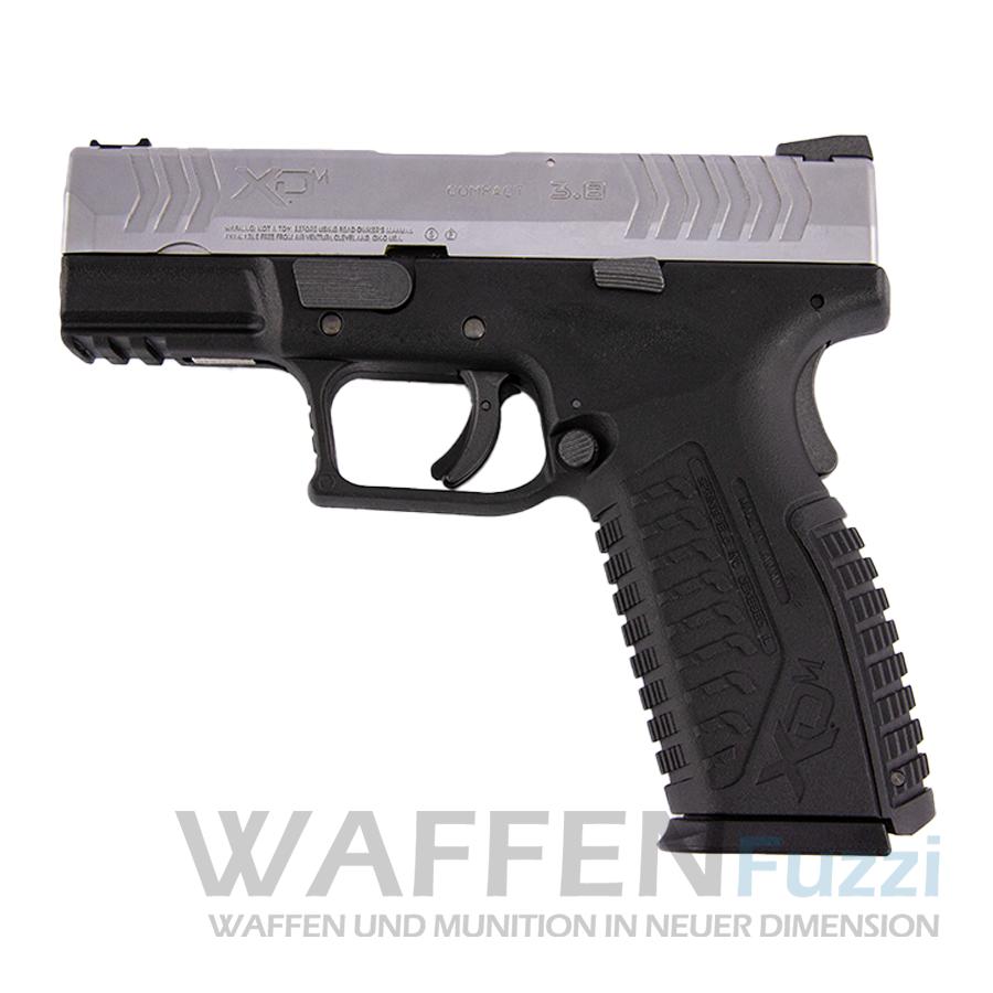 Springfield XDM 3.8 CO2 Pistole BlowBack Kaliber 4,5mm Stahl BB Silber