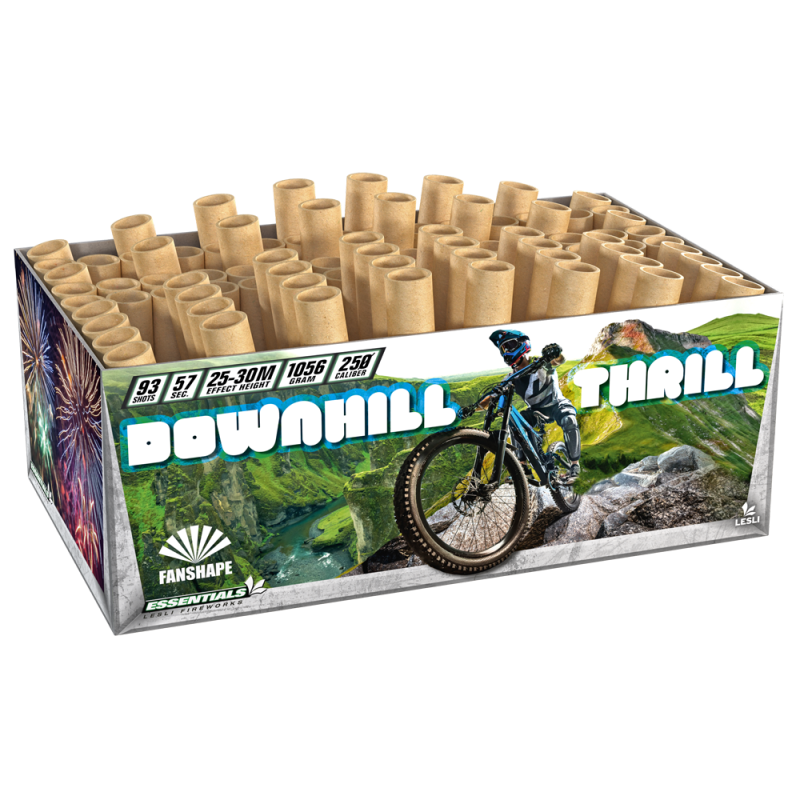 Lesli Downhill Thrill - Verbundfeuerwerk mit 93 Schuss