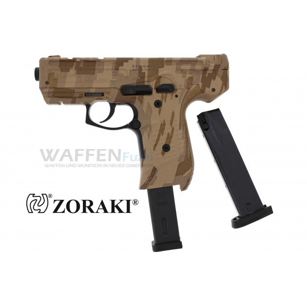 Zoraki 925 Camo Schreckschusspistole Kaliber 9mm P.A.K.