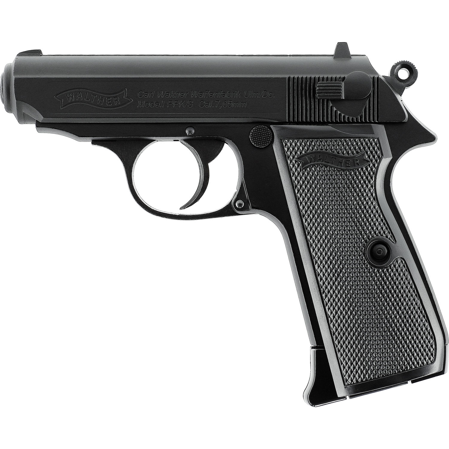 Walther PPK/S CO2 Pistole 4.5mm BB mit Blowback