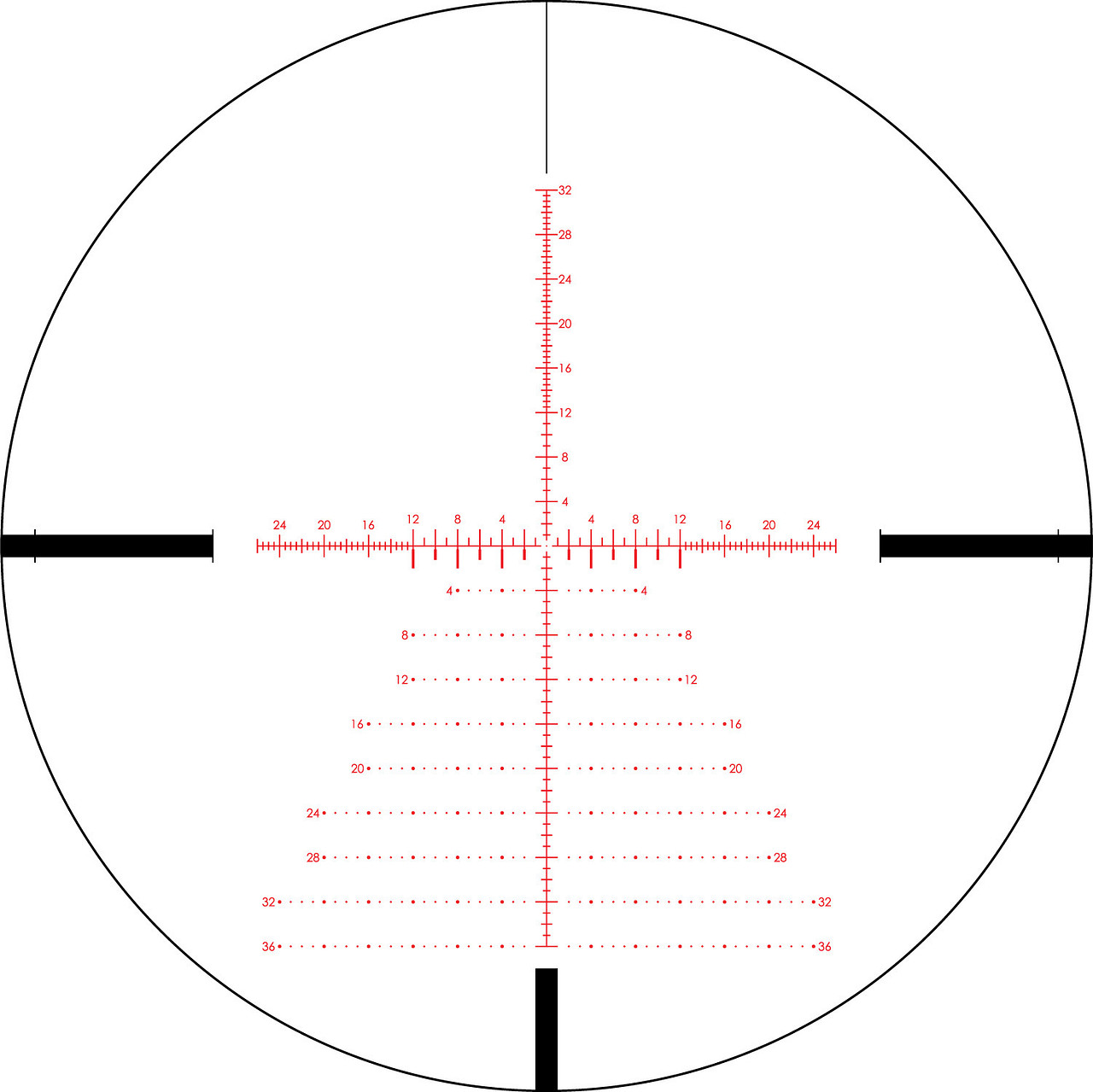 Vortex Strike Eagle Zielfernrohr 3-18x44 FFP EBR-7C MOA