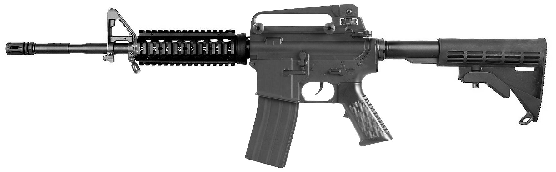 M4A1 RIS Carbine Vollmetall Kaliber 4,5mm Stahl BB