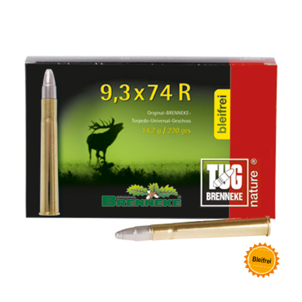 Brenneke 9,3x74R Nature+ 20 Schuss 220gr